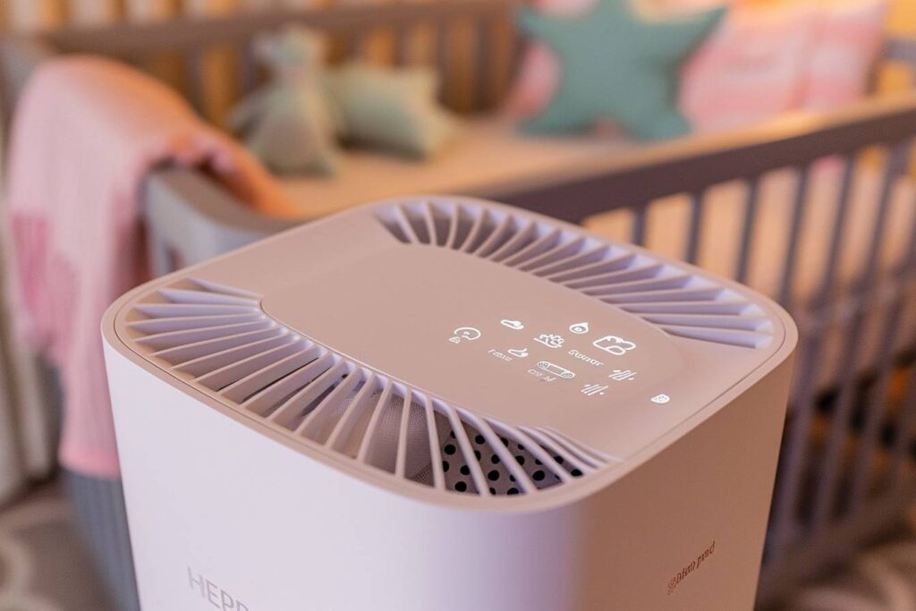 Purificateur d'air adapté pour la santé des bébés